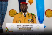 64ème anniversaire: « Nous n’avons aucune intention de confisquer le pouvoir » rassure le Président de la transition Colonel Mamadi Doumbouya
