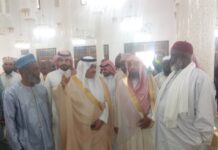 Mosquée fayçal de Conakry: l’ambassadeur d’arabie Saoudite a visité le chantier