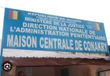Urgent : Trois prisonniers se seraient évadés de la maison Centrale de Conakry