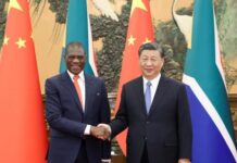 Xi Jinping rencontre le vice-président de l’Afrique du Sud