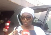 Kaloum : Hadja Andrée Touré au secours des sinistrés