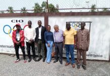 Fédération guinéenne de sambo : l’expert Benfareh Mohamed dans les locaux du Comité Olympique National Sportif de Guinée