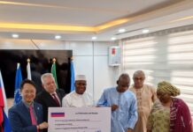 Plan et Coopération Internationale : la Fédération de Russie fait un don de vivres à la Guinée
