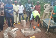 Mafèrènyah : Pose de la première pierre d’une mosquée moderne à Madinagbé