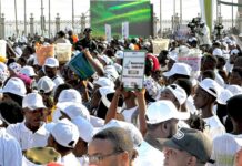 Mamadi Doumbouya clôture sa campagne présidentielle 2025 avec force et vision pour une Guinée Unie