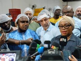 MCI : La ministre en visite dans les entrepôts….