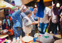 Contrôle des prix et de la qualité : La ministre Fatima Camara à Mamou pour s’encquérir de l’application des mesures