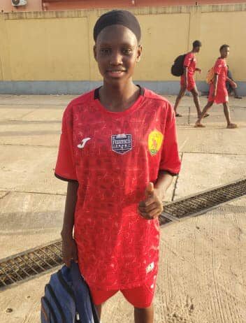 Mariama Bangoura de l’Académie Jupiter sélectionnée avec le Syli U-14 pour la CAN féminine au Gabon