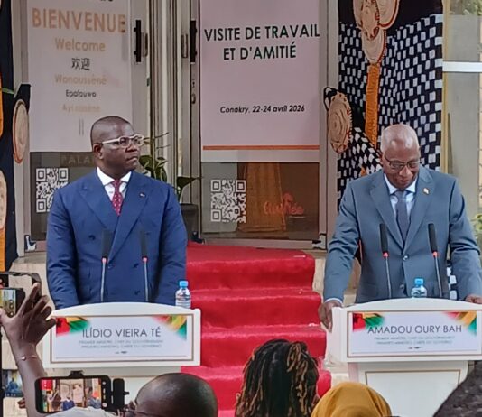 Coopération : La Guinée et la Guinée Bissau renforcent leurs liens de cooperation