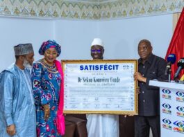 ONASUR-E : Dr. Sékou Koureïssy Condé honoré