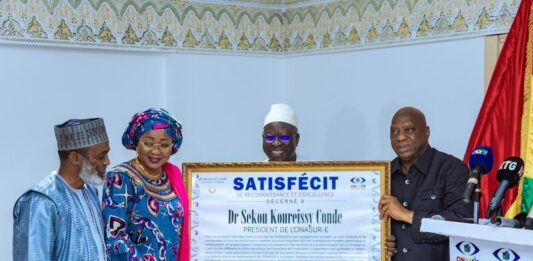 ONASUR-E : Dr. Sékou Koureïssy Condé honoré