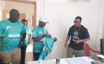 SIMANDOU TOUR CYCLISTES DE GUINÉE : les équipes de pilotage en mission de sensibilisation à Kankan !